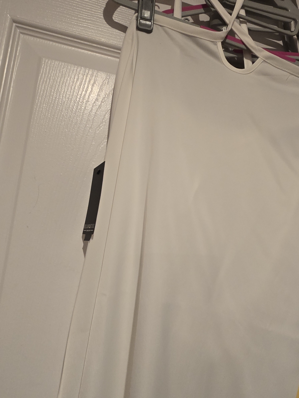 Eloquii Overlap Tie Midi Skirt - Picture 3 of 5